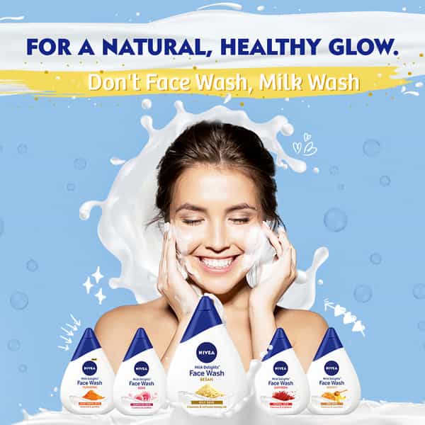 Nivea Milk Delights Gramflour Facewash - 100 Ml