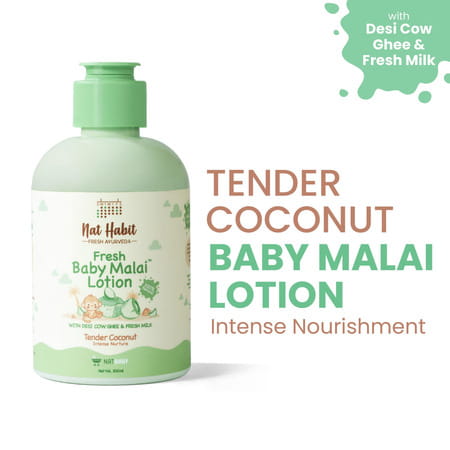 Nat Habit Baby Body Lotion - Tender Coconut | 200ml