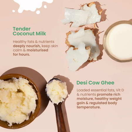 Nat Habit Baby Body Lotion - Tender Coconut | 200ml