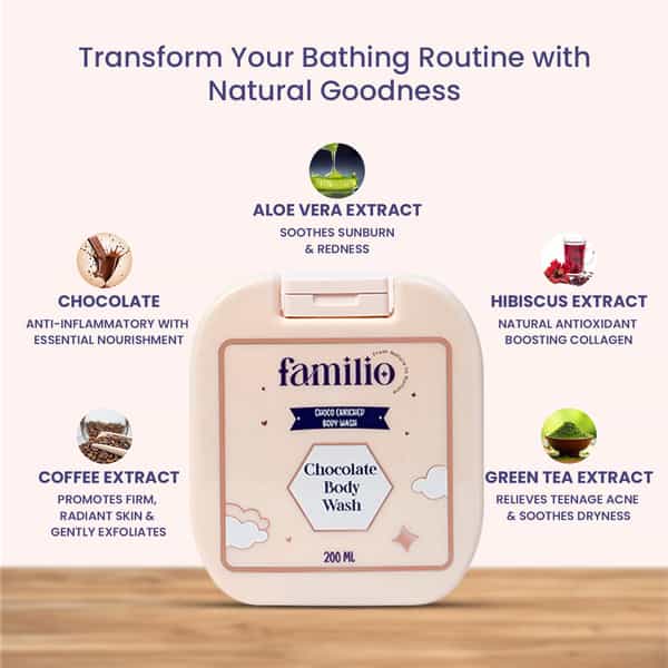 Familio Chocolaty Body Wash - 200Ml