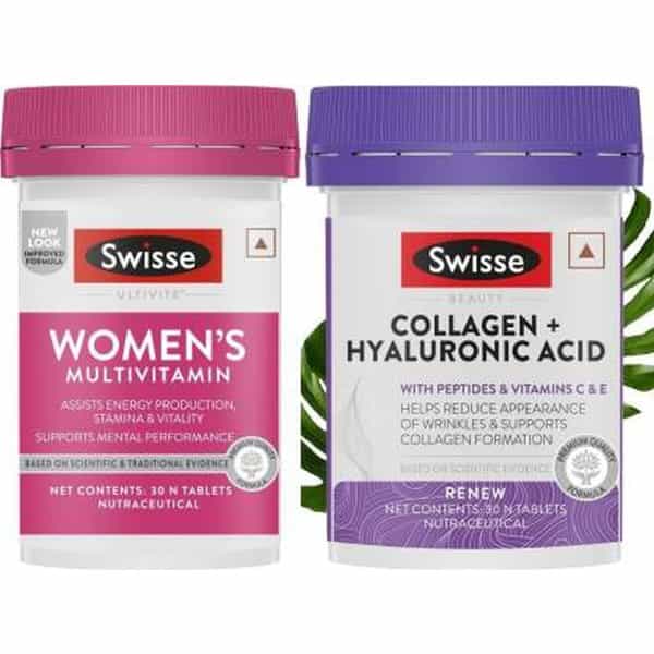 Swisse Women Multivitamin Supplement And Collagen 30 (2 X 30 Tablets)