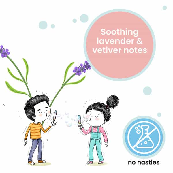 Koparo Hand Wash Lavender & Vetiver, Ph Controlled & Hypoallergenic, Child Safe, Refill Pack 1X750ml