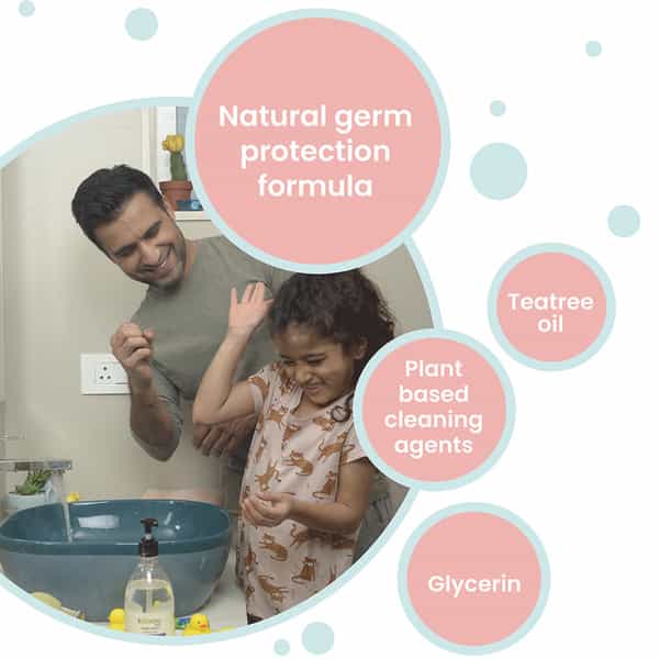 Koparo Hand Wash Lavender & Vetiver, Ph Controlled & Hypoallergenic, Child Safe, Refill Pack 1X750ml