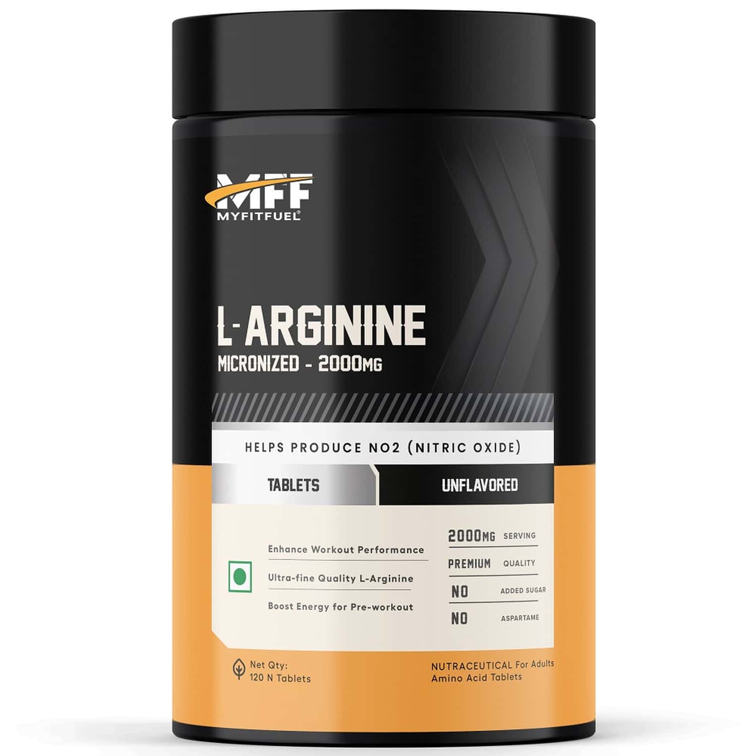 Myfitfuel L-arginine (2000 Mg) (120 Tablets)| Amino Acid