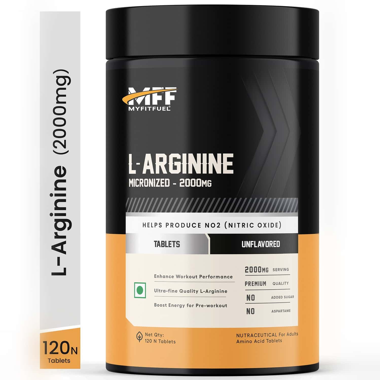 Myfitfuel L-arginine (2000 Mg) (120 Tablets)| Amino Acid