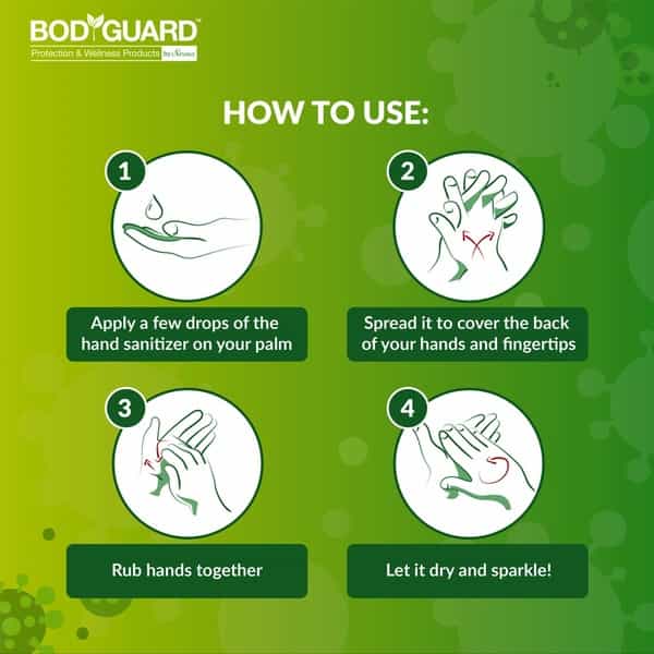 Bodyguard Alcohol Based Hand Sanitizer With Lavender Fragrance - 500Ml