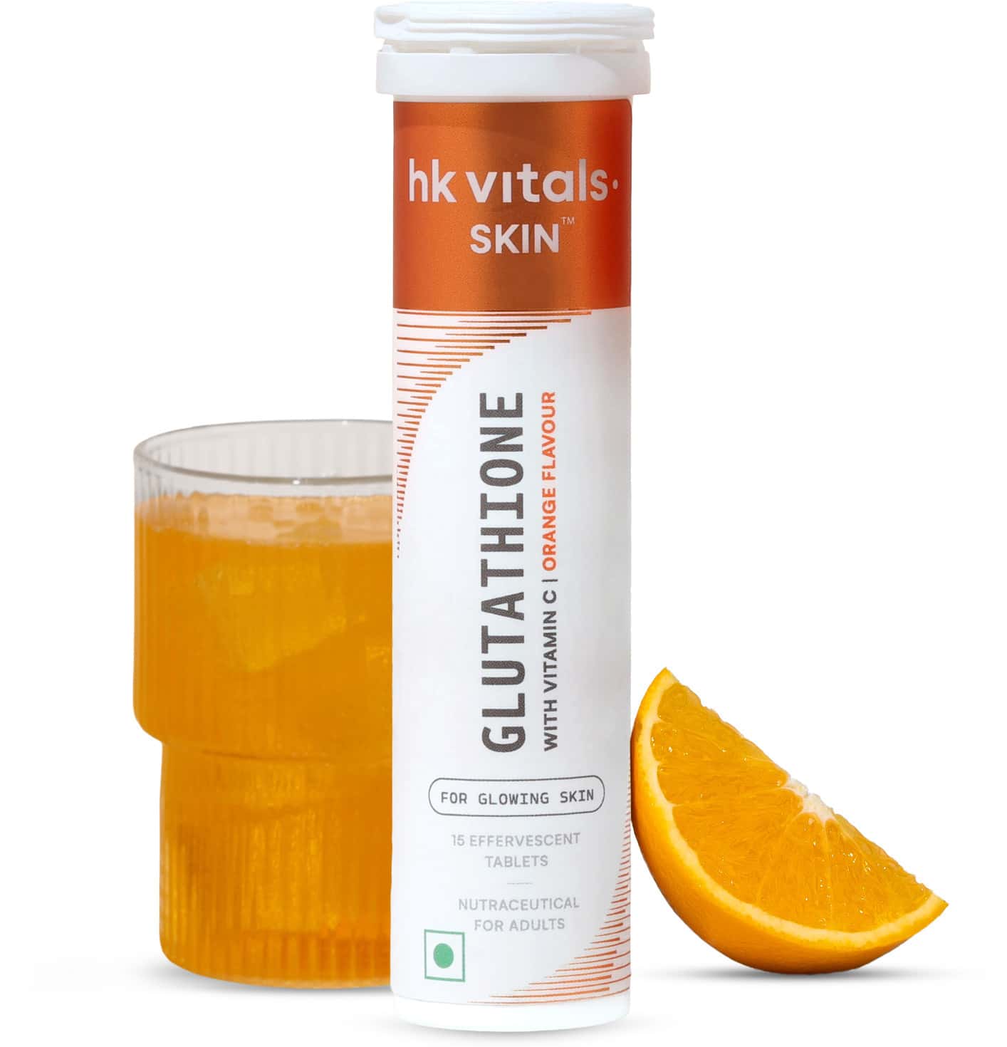 Hk Vitals Glutathione (orange | 15 Effervescent Tablets) | L-glutathione Tablets