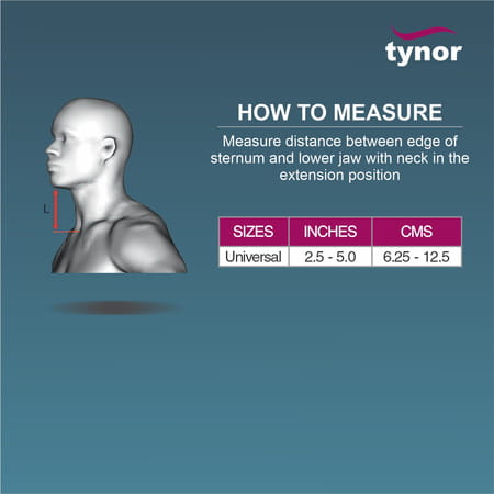 Tynor Anatomic Pillow Urbane Blue Universal Size 1 Unit