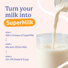 Gritzo Supermilk Growth+ Unsweetened Drink Mix (7-12Y Boys) | 10G Powder (Creamy Vanilla | 400G)
