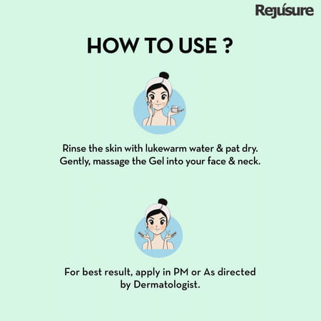Rejusure Urea Gel With 1% Salicylic Acid + Coconut Oil + Tea Tree Oil Fast Absorbing - 100gm