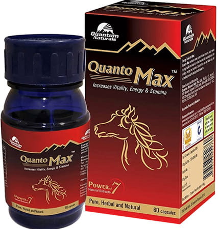 Quantum Naturals Quanto Max Capsules| Herbal & Natural|(60 Capsules)