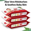 Luvlap Moisturising Wipes With Aloe Vera (72 Wipes/Pack Pack Of 3)