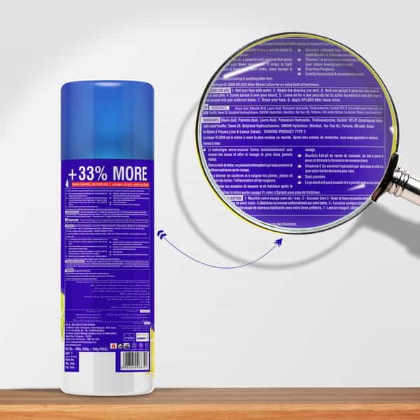Vi-John Shaving Foam Hard Skin + Zesty Breeze Lemon Lime Shaving Foam Combo (400Gm Each)