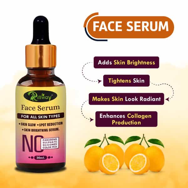Face Serum For Brightening | Glowing And Dark Spot Removal 100% Ayurvedic (30Ml)