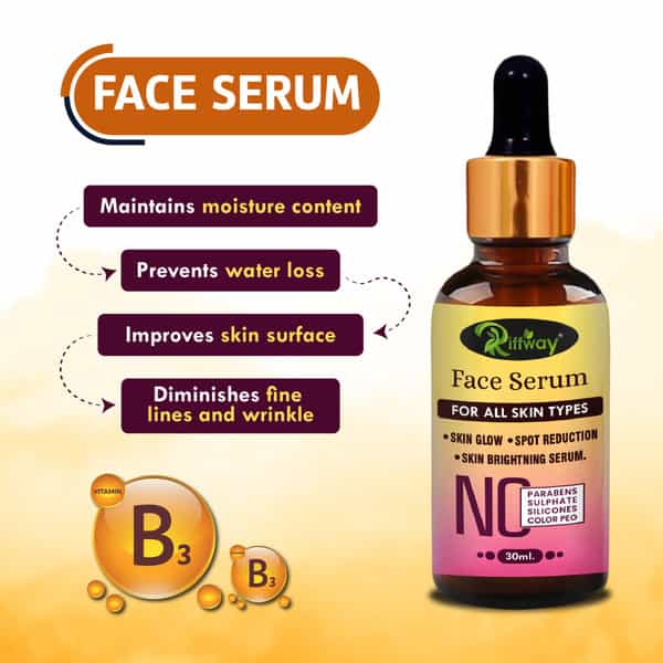 Face Serum For Brightening | Glowing And Dark Spot Removal 100% Ayurvedic (30Ml)