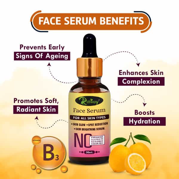 Face Serum For Brightening | Glowing And Dark Spot Removal 100% Ayurvedic (30Ml)