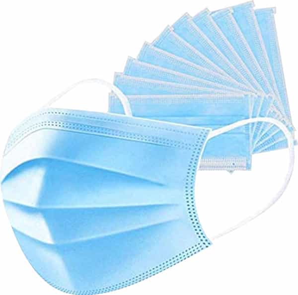 Newnik 2 Ply Disposable Face Mask Blue