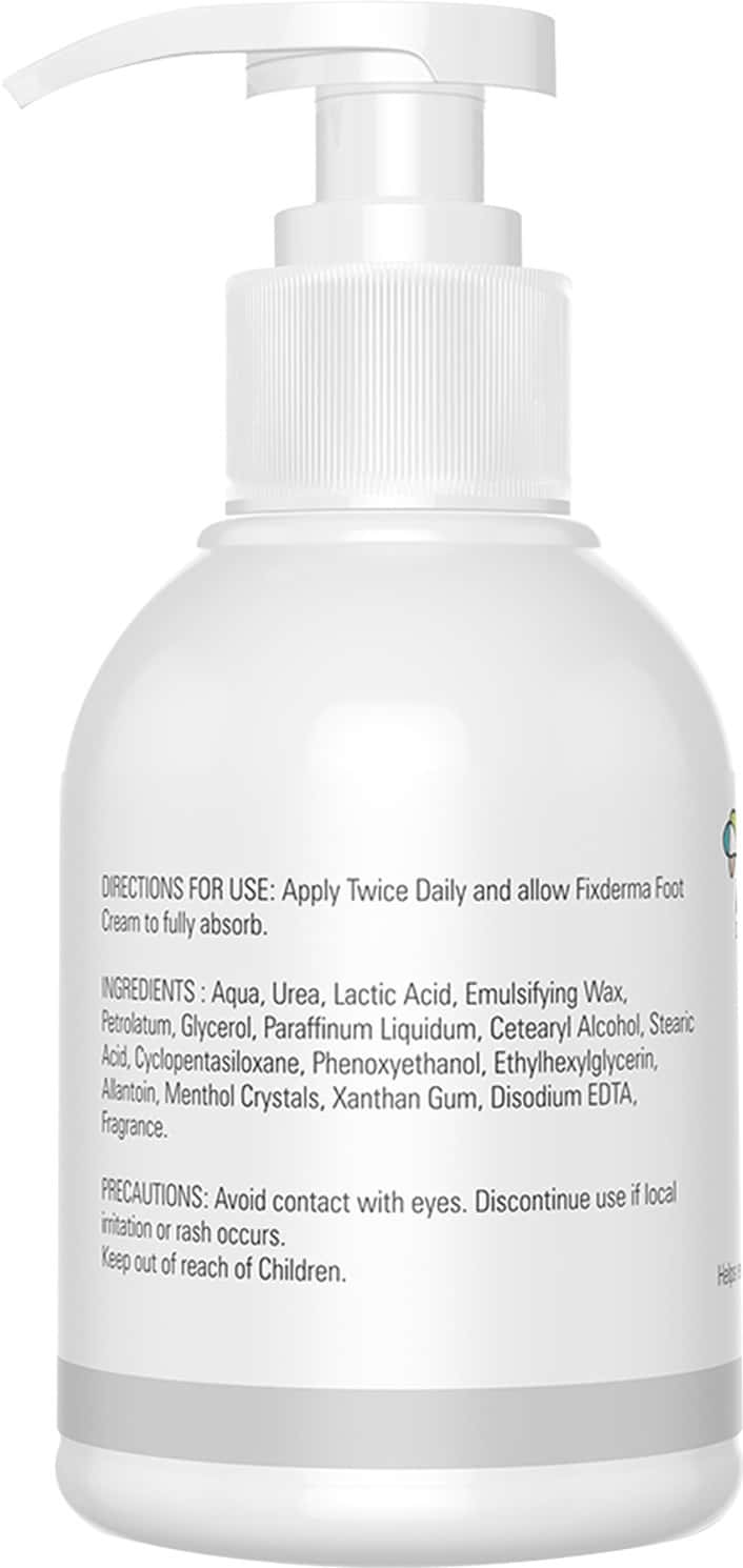 Buy FIXDERMA FOOT CREAM FOR DRY CRACKER OR CALLOUSED FOOT SKIN 150ML