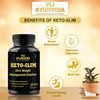 Fij Ayurveda Keto Slim Ultra Weight Loss Appetite Suppressant Supplement | Unisex|500Mg 60 Capsules