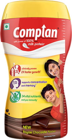 Complan Nutritional Drink Royale Chocolate Flavour Jar 500 Gm