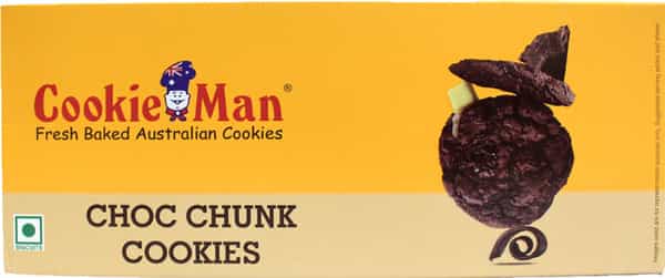Cookieman Choc Chunk Cookies - 120Gm