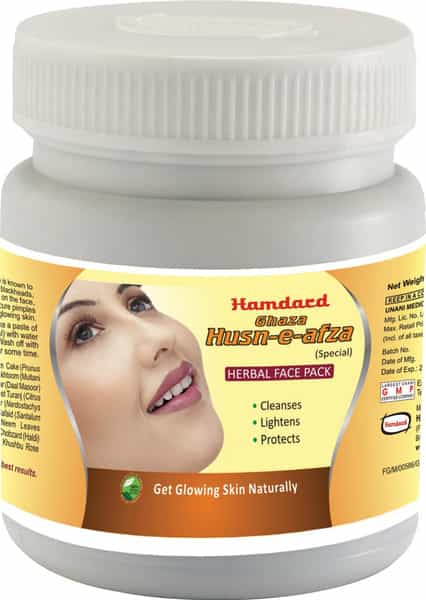 Hamdard Ghaza Husn-E-Afza (Special) Herbal Face Pack - 100G