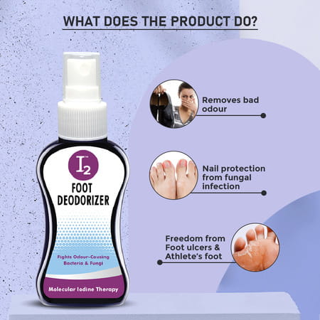 I2 Foot Deodorizer For Cleaning & Protect Foot -50 Ml