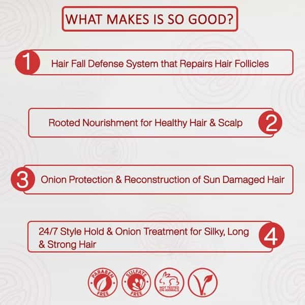 Nutriglow Natural's Onion Hair Conditioner/With Natural Source Ingredients/For Damaged Hair (300 Ml)