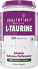 Healthyhey Nutrition L-Taurine - Amino Acid Supplement - 120 Vegetable Capsules