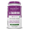 Healthyhey Nutrition L-Taurine - Amino Acid Supplement - 120 Vegetable Capsules