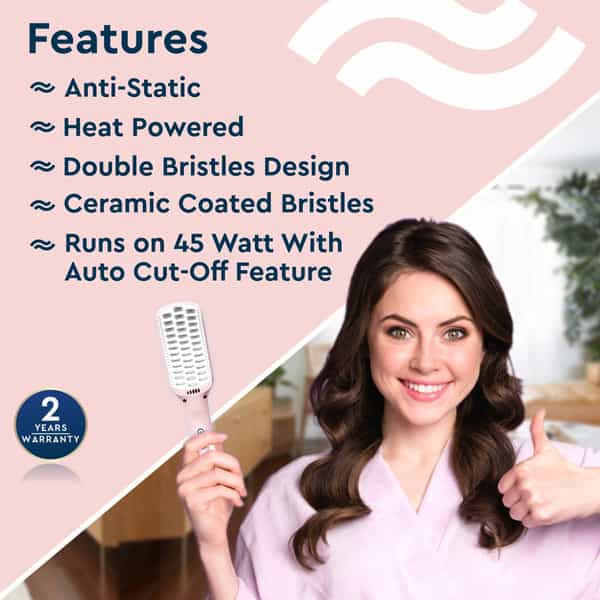Gubb Hair Straightner Brush Gb 705Y
