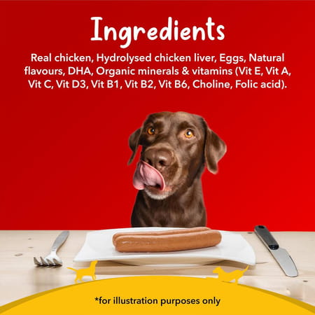 Drools All Life Stages Dog Treats Sausage Real Chicken 10pcs Jar | 550g Pack