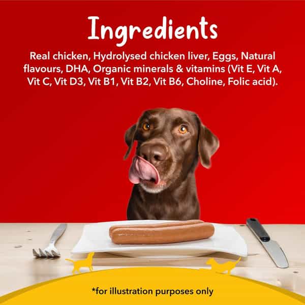 Drools All Life Stages Dog Treats Sausage Real Chicken 10Pcs Jar | 550G Pack