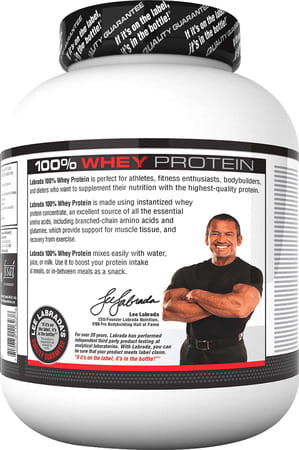 Labrada 100% Whey Protein - 4.4bs (2kg) Chocolate