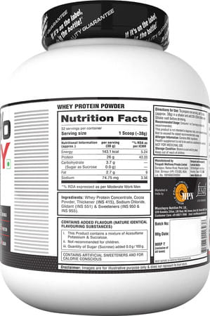 Labrada 100% Whey Protein - 4.4bs (2kg) Chocolate