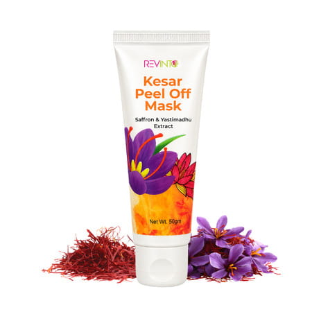 Revinto Kesar Peel Off Mask | Reveal Your Natural Radiance | 50gm