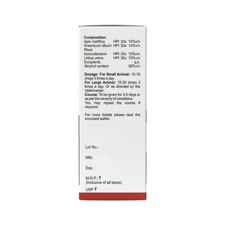 Baksons Homoeopathy Derm Aid Drops For Veterinary Use 30 Ml