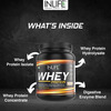 Inlife Whey Protein Isolate Concentrate Hydrolysate Powder For Men & Women (400G | Cafe Mocha)