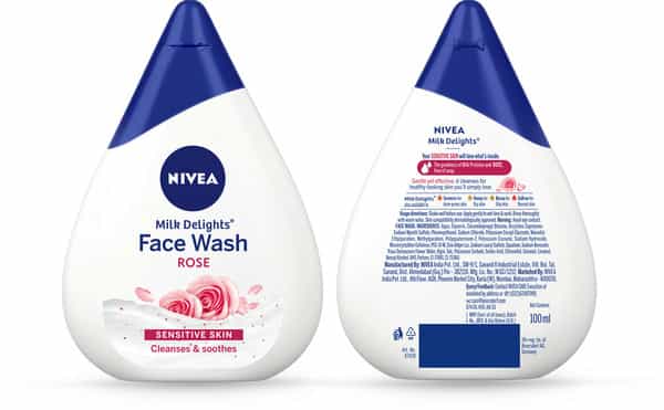 Nivea Milk Delights Rose Facewash - 100 Ml