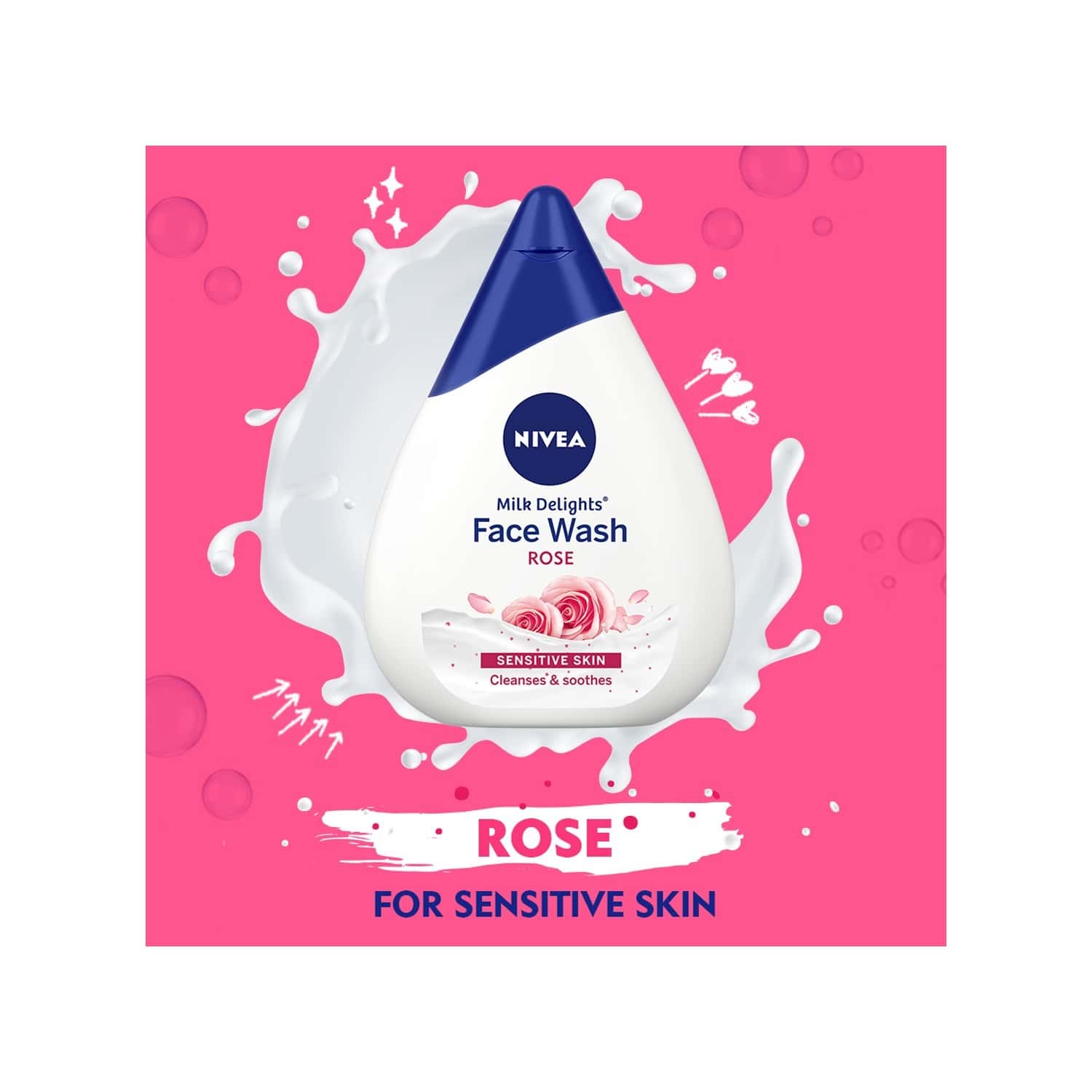Buy Nivea Milk Delights Rose Facewash 100 Ml Online & Get Upto 60
