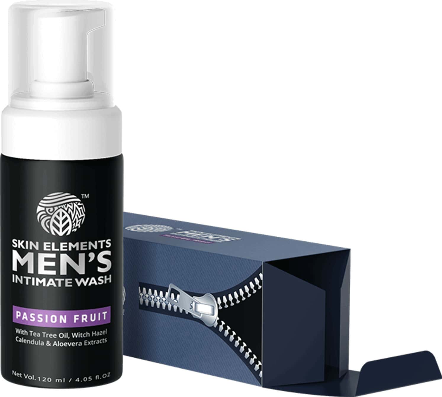 Skin Elements Men'S Intimate Wash With Passion Fruit - 120 Ml