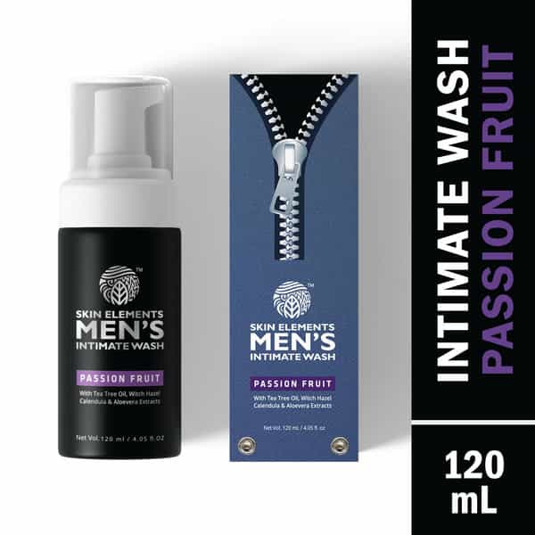 Skin Elements Men's Intimate Wash With Passion Fruit - 120 Ml