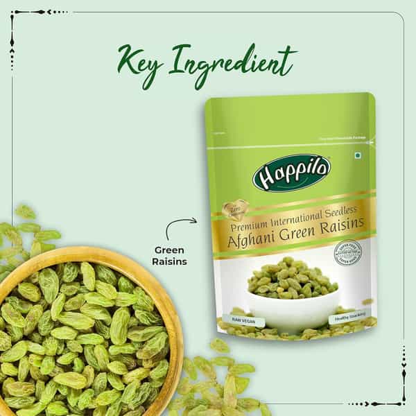 Happilo Premium Afghani Seedless Raisins 200G