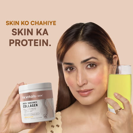 Hk Vitals Marine Collagen Supplement (Lemon| 200G) | Vitamin C| E