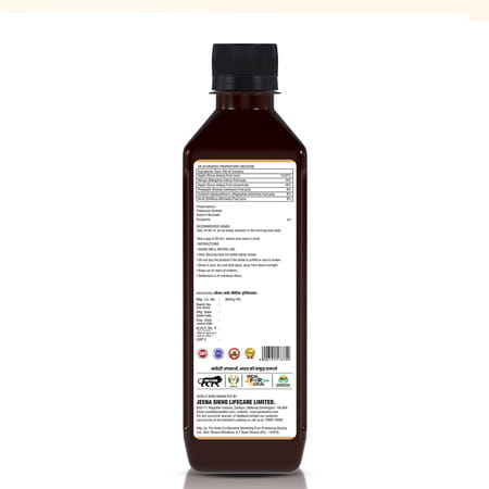 Jeena Sikho Mix Berry Herbal Blend Juice | Antioxidant-Rich Berry Juice - 500 Ml (Pack Of 2)