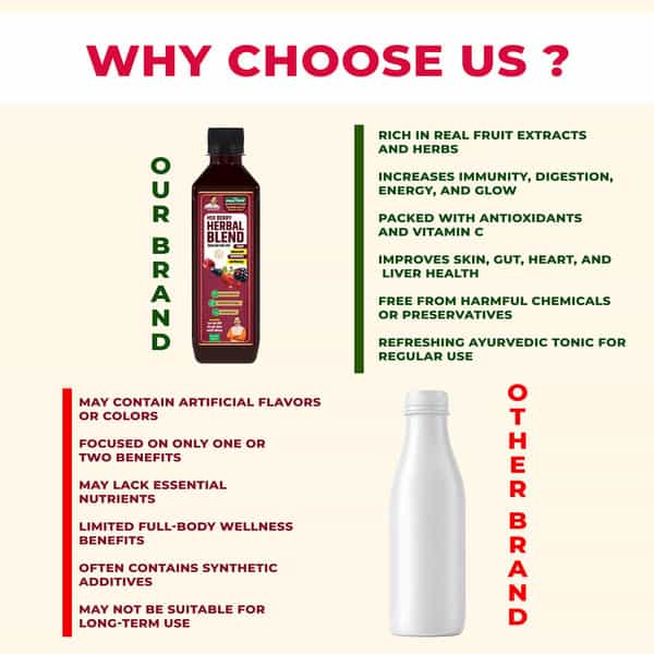 Jeena Sikho Mix Berry Herbal Blend Juice | Antioxidant-Rich Berry Juice - 500 Ml (Pack Of 2)