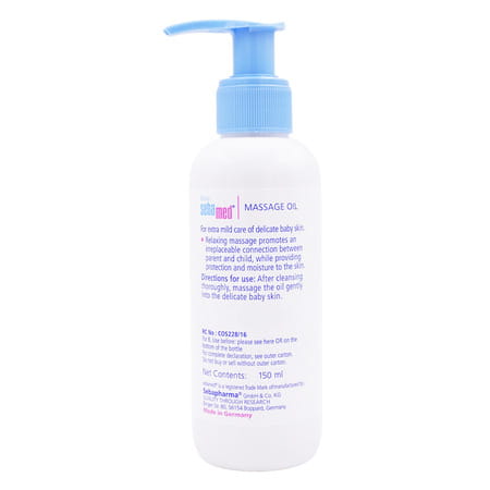 Sebamed Baby Massage Oil| With Soya Oil|Non- Greasy|Ideal For Newborn |150 Ml