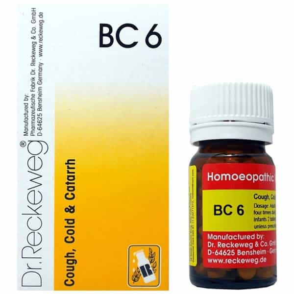 Dr. Reckeweg Bio Combination 6 (Bc 6) Tablet 20 No's