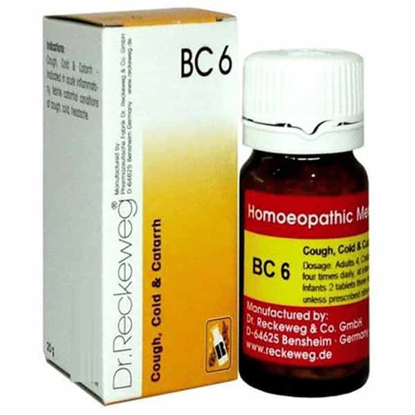 Dr. Reckeweg Bio Combination 6 (Bc 6) Tablet 20 No's