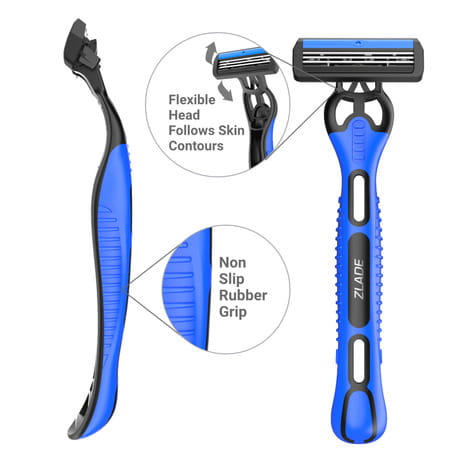 Zlade Armour Iii Readyshaver Triple Blade Disposable Shaving Razor For Men